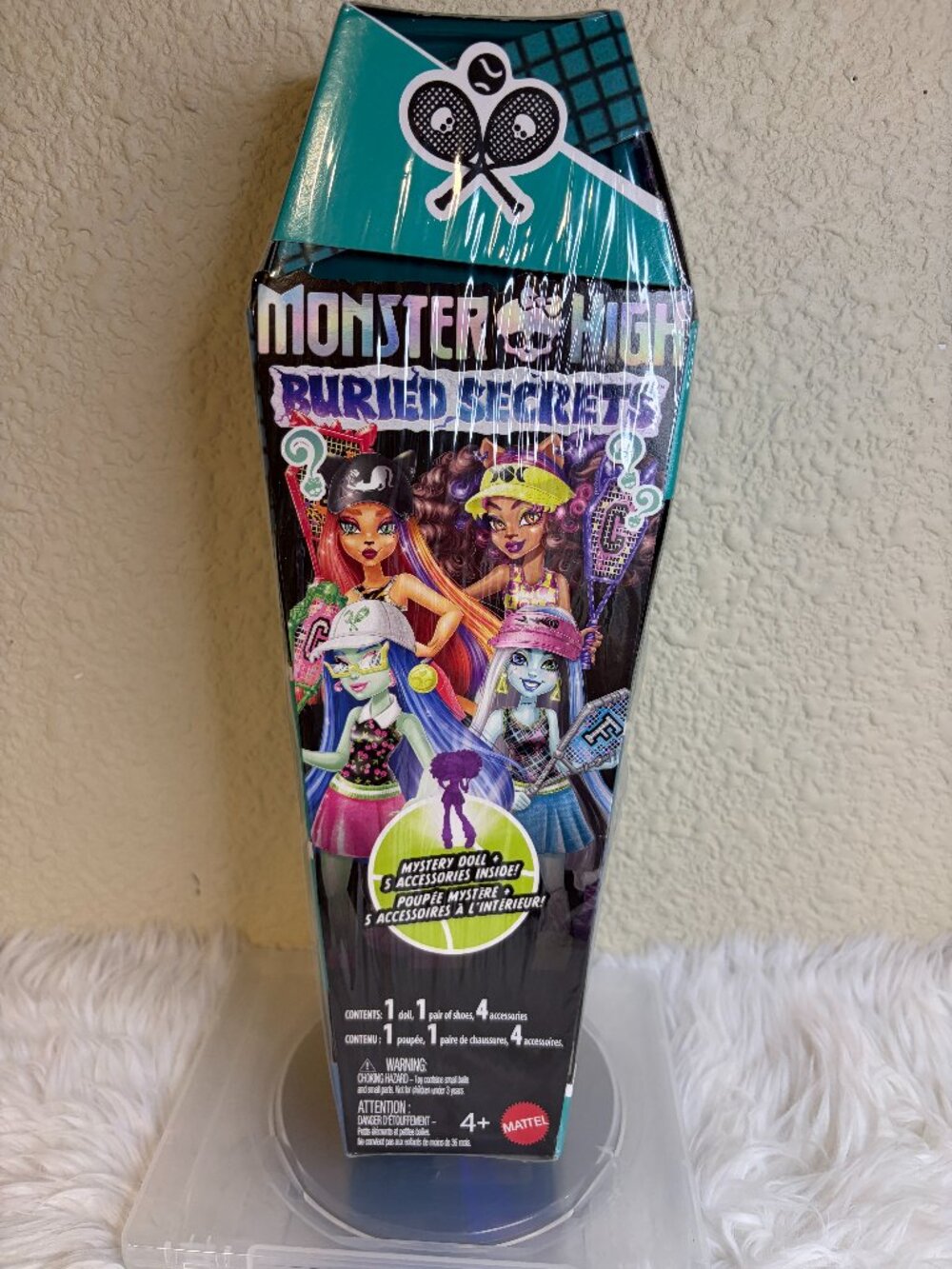 Monster High Buried Secrets Mystery Doll 5 Accessories Sealed Mattel NEW